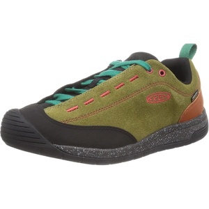KEEN Men’s Jasper 2 Waterproof Leather Climbing Approach Style Sneakers(Pollen Black Paisley)