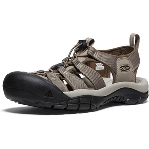 KEEN Men’s Newport H2 Closed Toe Water Sandals(Brindle/Canteen)