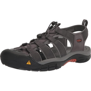 KEEN Men’s Newport H2 Closed Toe Water Sandals(Magnet/Bombay Brown)