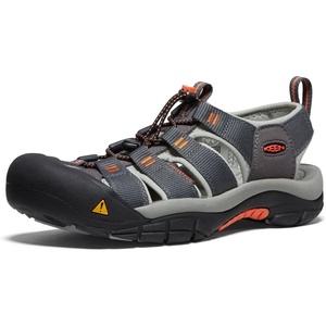 KEEN Men’s Newport H2 Closed Toe Water Sandals(Magnet/Nasturtium)