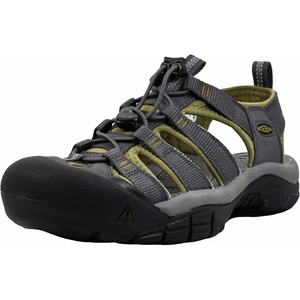 KEEN Men’s Newport H2 Closed Toe Water Sandals(Magnet/Olive Drab)