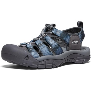 KEEN Men’s Newport H2 Closed Toe Water Sandals(Magnet/Tie Dye)