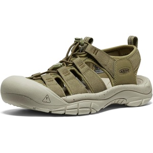 KEEN Men’s Newport H2 Closed Toe Water Sandals(Martini Olive/Dark Olive)