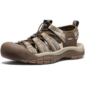 KEEN Men’s Newport H2 Closed Toe Water Sandals(Martini Olive/Prism)