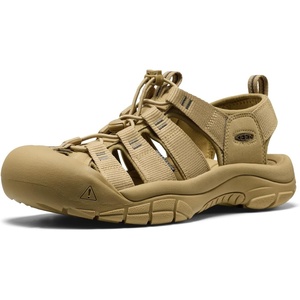 KEEN Men’s Newport H2 Closed Toe Water Sandals(Monochrome/Khaki)