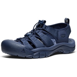 KEEN Men’s Newport H2 Closed Toe Water Sandals(Monochrome/Navy)
