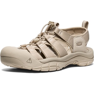 KEEN Men’s Newport H2 Closed Toe Water Sandals(Monochrome/Plaza Taupe)