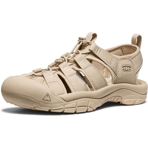 KEEN Men’s Newport H2 Closed Toe Water Sandals(Monochrome/Safari)