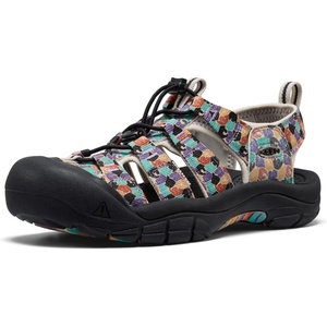KEEN Men’s Newport H2 Closed Toe Water Sandals(Multi/Purple Haze)