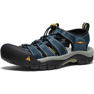 KEEN Men’s Newport H2 Closed Toe Water Sandals(Navy/Medium Grey)