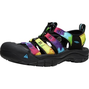 KEEN Men’s Newport H2 Closed Toe Water Sandals(Original Tie Dye)