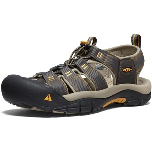 KEEN Men’s Newport H2 Closed Toe Water Sandals(Raven/Aluminum)