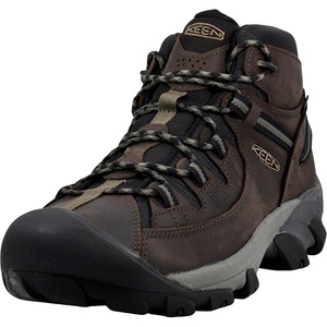 KEEN Men’s Targhee 2 Mid Height Waterproof Hiking Boots(Java/Brindle)