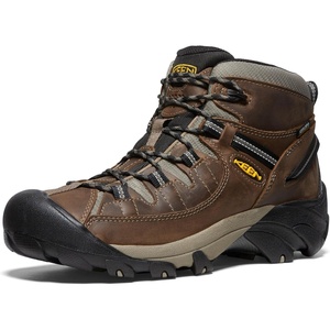 KEEN Men’s Targhee 2 Mid Height Waterproof Hiking Boots(Shitake/Brindle)