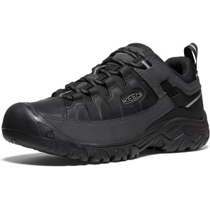 KEEN Men’s Targhee 3 Low Height Waterproof Hiking Shoes(Black/Black/Black)