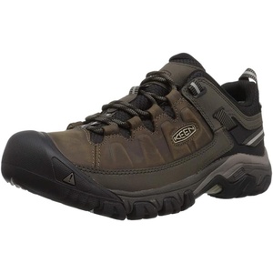 KEEN Men’s Targhee 3 Low Height Waterproof Hiking Shoes(Bungee Cord/Black)