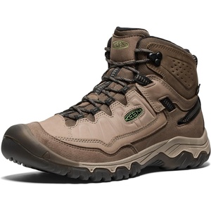 KEEN Men’s Targhee 4 Mid Height Waterproof Hiking Boots(Brindle/Canteen)