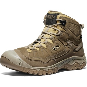 KEEN Men’s Targhee 4 Mid Height Waterproof Hiking Boots(Canteen/Khaki)