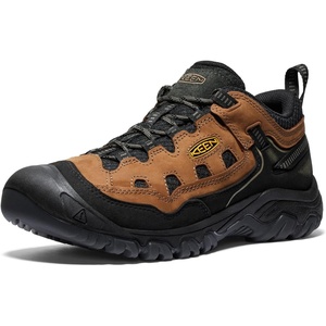KEEN Men’s Targhee 4 Vent Durable Breathable Hiking Shoes(Bison/Golden Yellow)