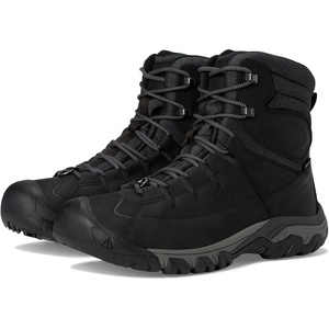 KEEN Mens Targhee Lace High Polar Waterproof Insulated(Black/Raven)