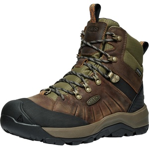 KEEN Revel 4 Mid Height Polar Insulated Waterproof(Bison/Orange Pepper)