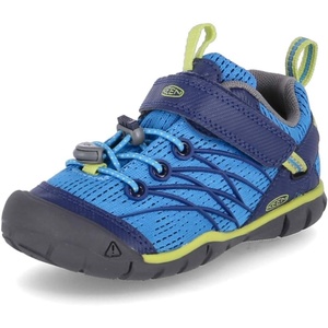 KEEN Unisex-Child Chandler CNX Comfortable Sneakers(Brilliant Blue/Blue Depths)