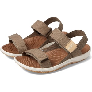 KEEN Unisex-Child Elle Backstrap Casual Platform Open Toe Sandals(Brindle/Star White)