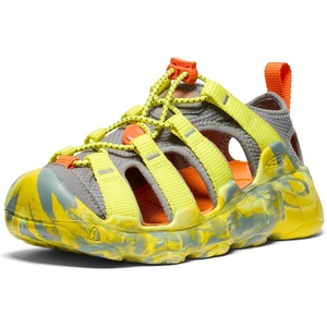KEEN Unisex-Child Hyperport H2 Breathable Easy On Comfortable Hiking and Water Sandals(Evening Primrose/Steel Grey)