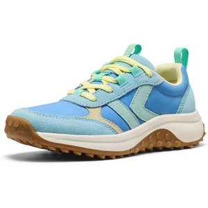 KEEN Unisex-Child KS86 Comfortable Durable Retro Style Sneakers(Baltic Sea/Wax Yellow)