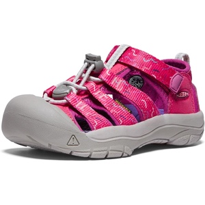KEEN Unisex-Child Newport H2 Closed Toe Water Sandals(Azalea/Festival Fuchsia)