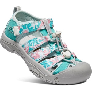 KEEN Unisex-Child Newport H2 Closed Toe Water Sandals(Camo/Pink Icing)