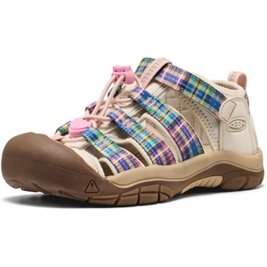 KEEN Unisex-Child Newport H2 Closed Toe Water Sandals(Gingham/Orchid Smoke)