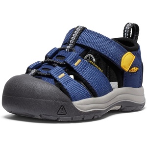 KEEN Unisex-Child Newport H2 Closed Toe Water Sandals(Naval Academy/Keen Yellow)