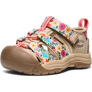KEEN Unisex-Child Newport H2 Closed Toe Water Sandals(Safari/Birch)
