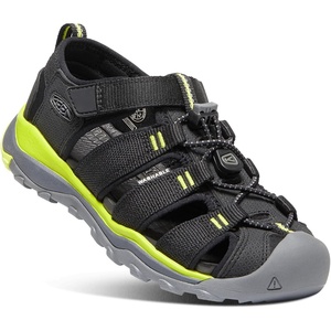 KEEN Unisex-Child Newport Neo H2 Closed Toe Water Sandals(Black/Evening Primrose)