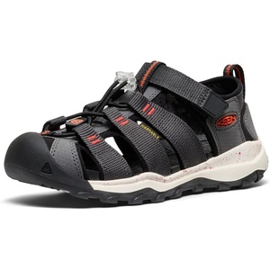 KEEN Unisex-Child Newport Neo H2 Closed Toe Water Sandals(Magnet/Spicy Orange)