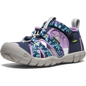 KEEN Unisex-Child Seacamp 2 CNX Closed Toe Sandals(Black Iris/African Violet)