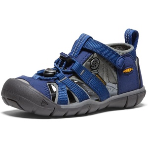 KEEN Unisex-Child Seacamp 2 CNX Closed Toe Sandals(Blue Depths/Gargoyle)