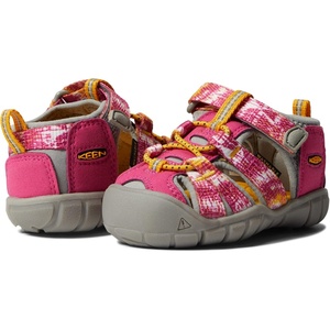KEEN Unisex-Child Seacamp 2 CNX Closed Toe Sandals(Multi/Keen Yellow)