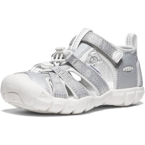 KEEN Unisex-Child Seacamp 2 CNX Closed Toe Sandals(Silver/Star White)