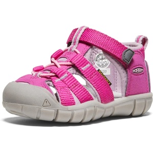 KEEN Unisex-Child Seacamp 2 CNX Closed Toe Sandals(Very Berry/Dawn Pink)