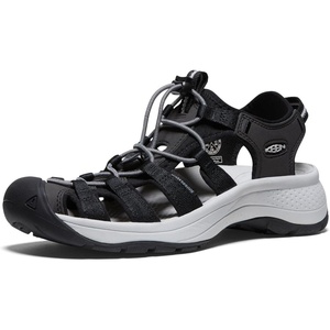 KEEN Women’s Astoria West Closed Toe Sandals(Black/Grey)