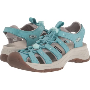 KEEN Women’s Astoria West Closed Toe Sandals(Porcelain/Blue Glass)