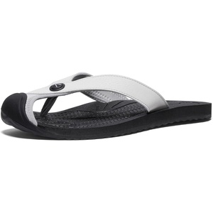 KEEN Women’s Barbados Breathable Comfortable Sandals Toe Protection Flip-Flops(Vapor/Black)