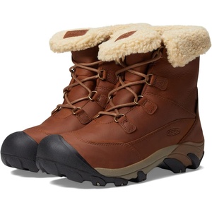 KEEN Women’s Betty Boot Short Waterproof Insulated(Brown/Shitake)