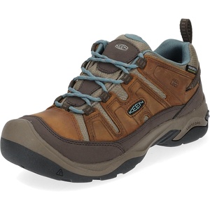 KEEN Women’s Circadia Low Height Comfortable Waterproof Hiking Shoe(Syrup/North Atlantic)