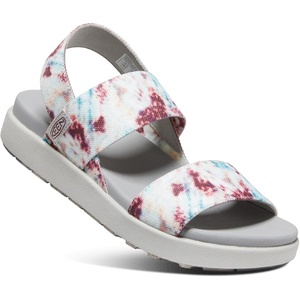 KEEN Women’s Elle Backstrap Casual Platform Open Toe Wedge Sandals(Andorra/Tie Dye)