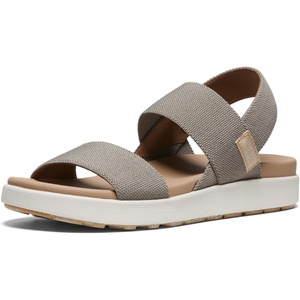KEEN Women’s Elle Backstrap Casual Platform Open Toe Wedge Sandals(Brindle/Birch)