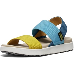 KEEN Women’s Elle Backstrap Casual Platform Open Toe Wedge Sandals(Reef Waters/Antique Moss)