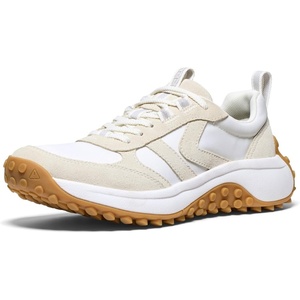 KEEN Women’s KS86 Comfortable Durable Retro Style Sneakers(Birch/Star White)